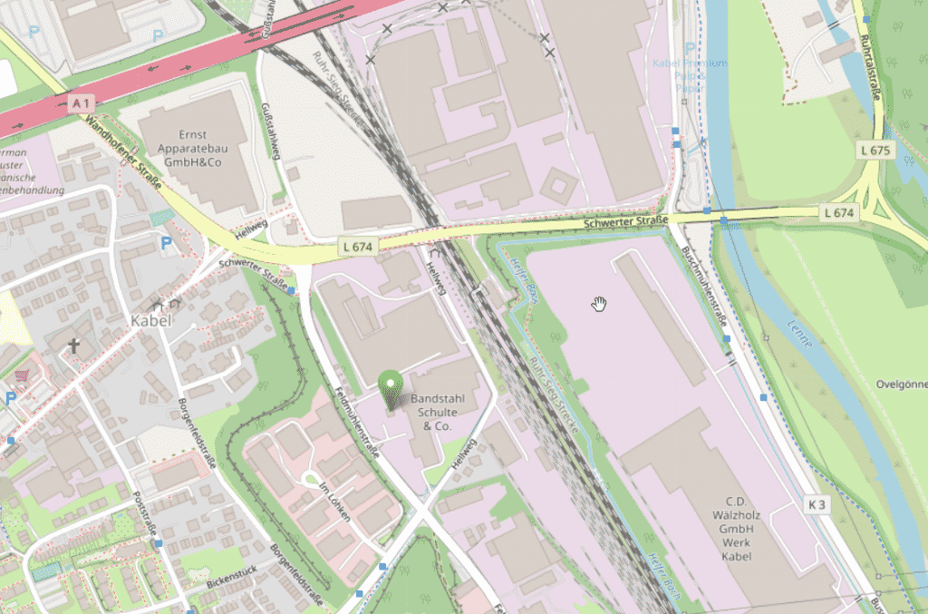 OpenStreetMap Bandstahl Schulte & Co. GmbH